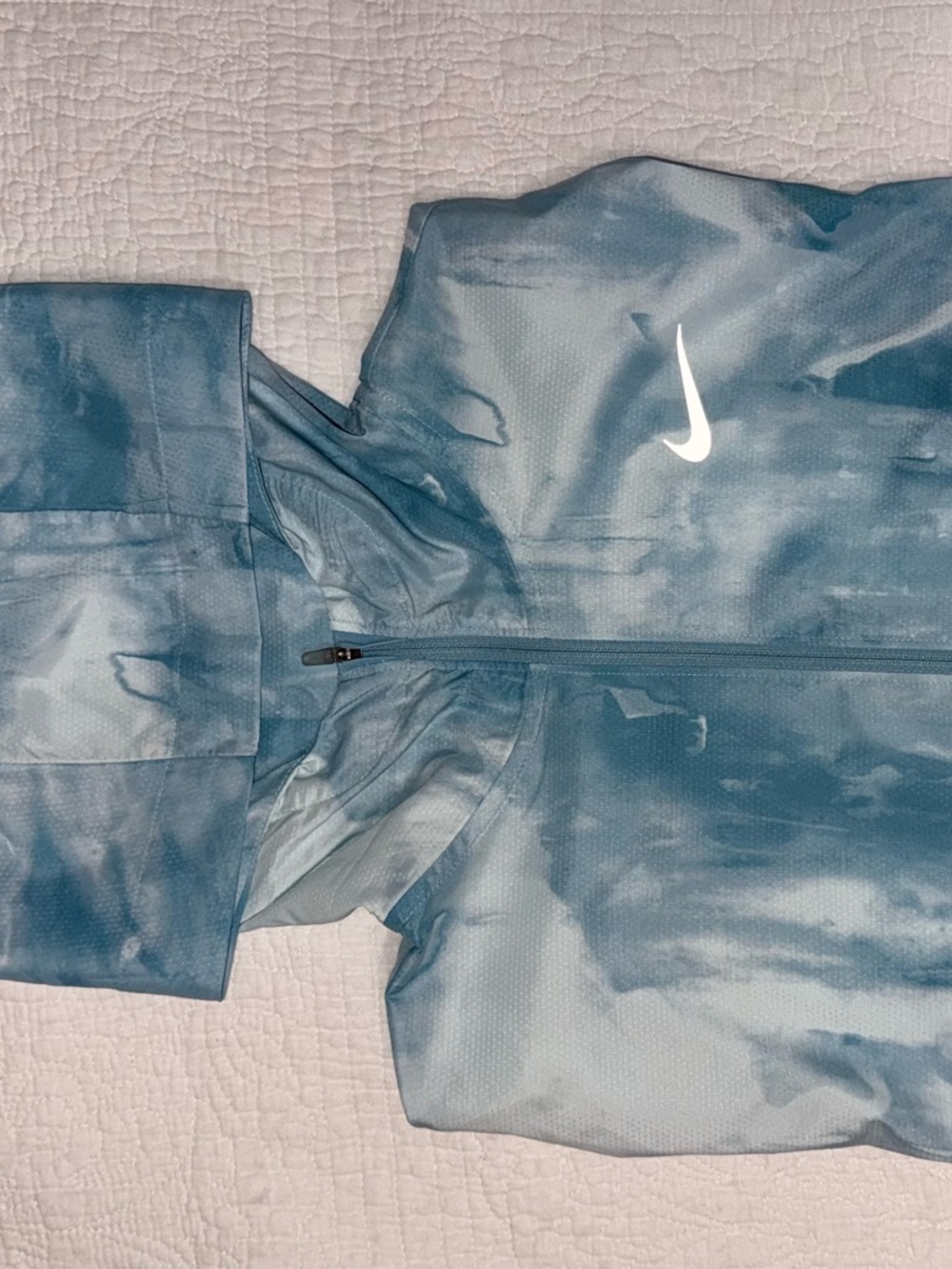 Nike Blue Tie-Dye Hoodie, Tank & Leggings Set - Picture 8 of 10